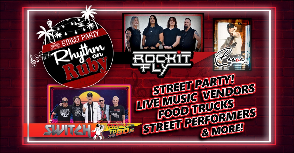 Rhythm on Ruby Street Party at Wooton Park & Downtown Tavares on Ruby  Street | Lake County, FL Calendar of Events